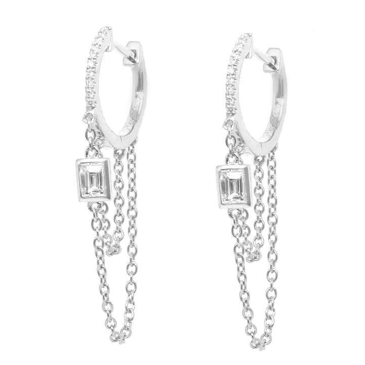 40mm Diamond Earrings CE216