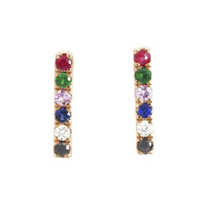 Diamond & Gemstone Earrings CE69 - Cometai