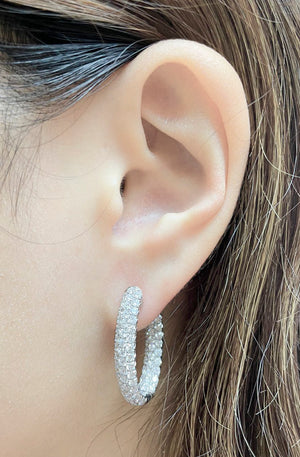 Diamond Earrings E23743 (23 x 29mm)