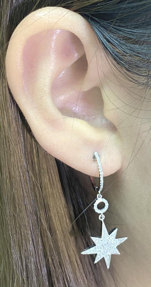 Diamond Earrings E31875 - Cometai