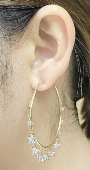 Diamond Earrings E39247 - Cometai