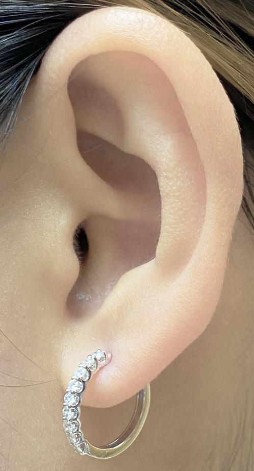 *16mm Diamond Earrings E40144 - Cometai