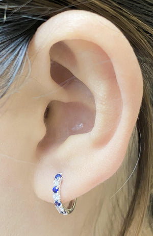Diamond & Gemstone Earrings E40538 - Cometai