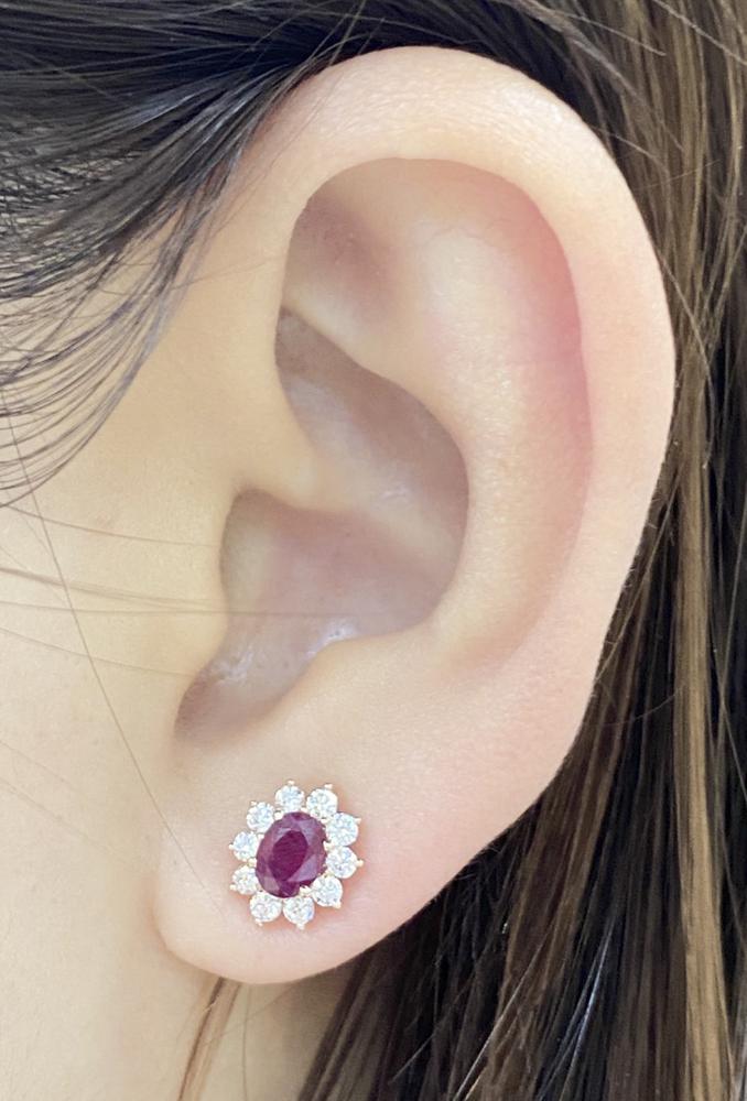 Ruby Earrings E40993