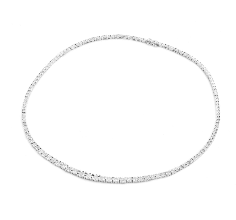 3.5ct Diamond Tennis Necklace NL1HFAW4D3-4T