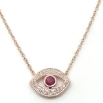 Gemstone & Diamond Necklace NL40073