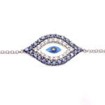 Gemstone & Diamond Evil Eye Bracelet BR24025