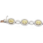 Fancy Yellow Diamond Bracelet BR35114