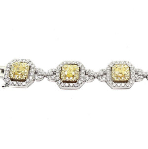 Fancy Yellow Diamond Bracelet BR35898