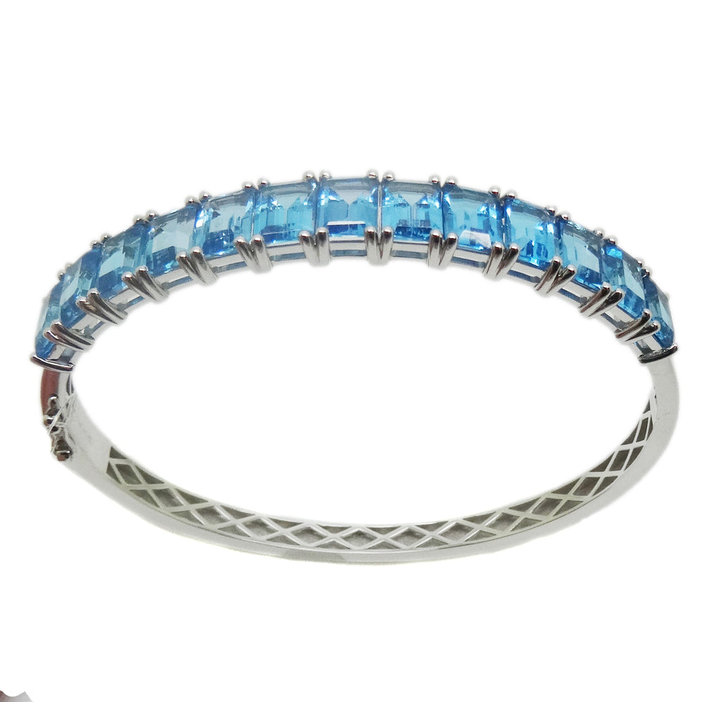 
                
                    Load image into Gallery viewer, Blue Topaz Bangle BR39725
                
            