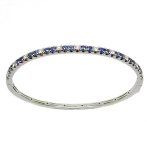 
                
                    Load image into Gallery viewer, Sapphire &amp;amp; Diamond Bangle BR39990
                
            