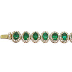 Emerald & Diamond Bracelet BR41224