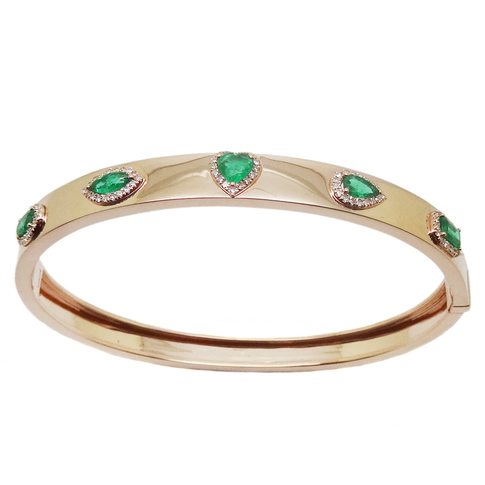 
                
                    Load image into Gallery viewer, Emerald &amp;amp; Diamond Bracelet BR41299
                
            