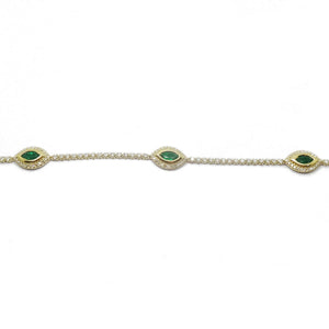 Gemstone & Diamond Bracelet BR41673