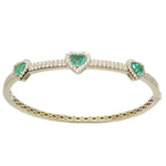 Emerald & Diamond Bangle BR41773