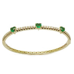 Emerald & Diamond Bangle BR41924