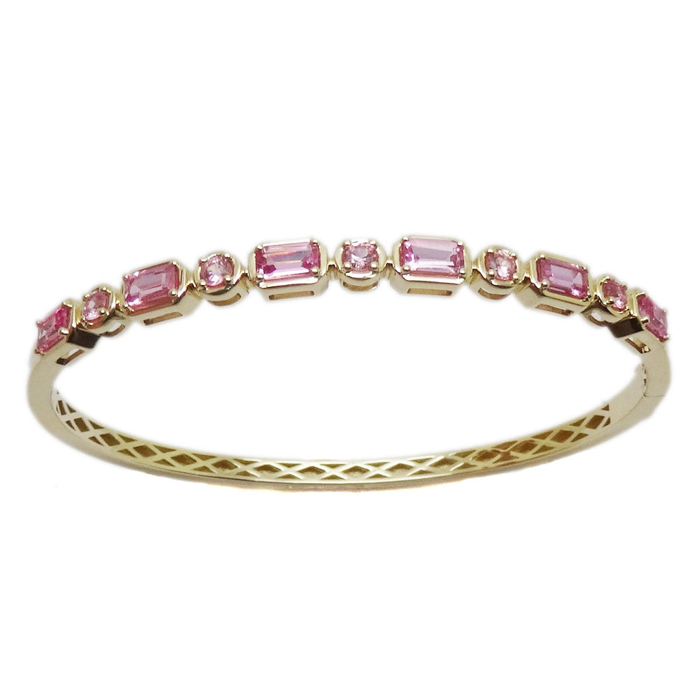 
                
                    Load image into Gallery viewer, Pink Sapphire Bangle BR42103
                
            