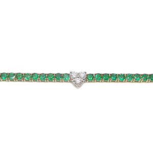 Gemstone & Diamond Bracelet BR42442Y4EMRD