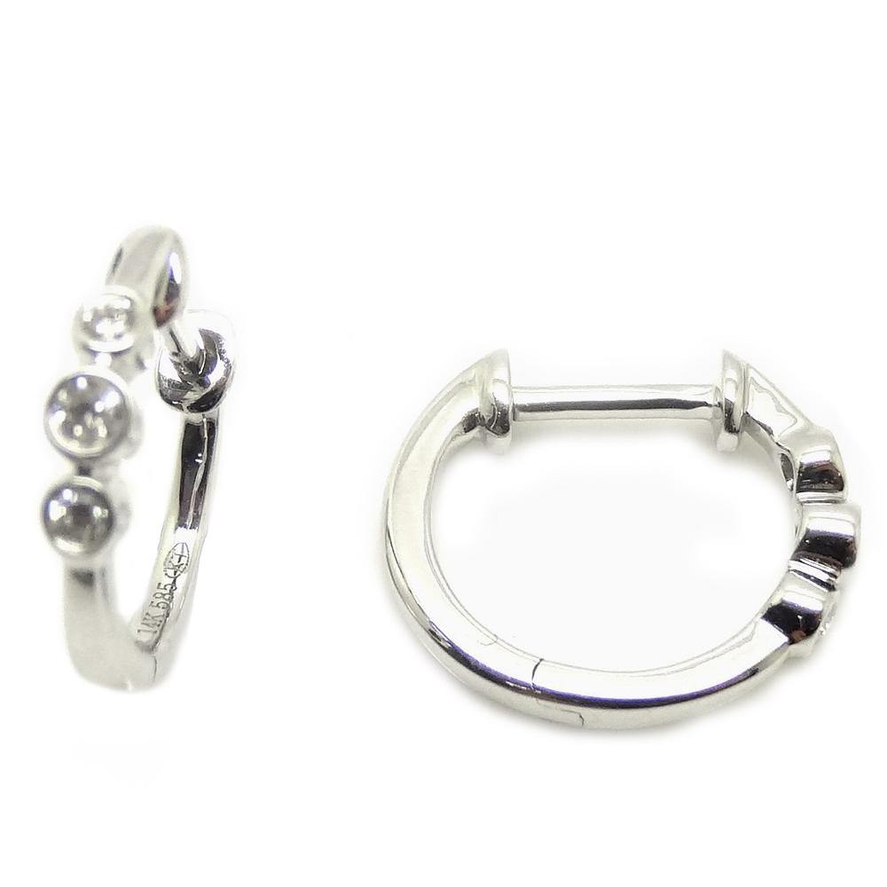 11mm Diamond Earrings CE109W