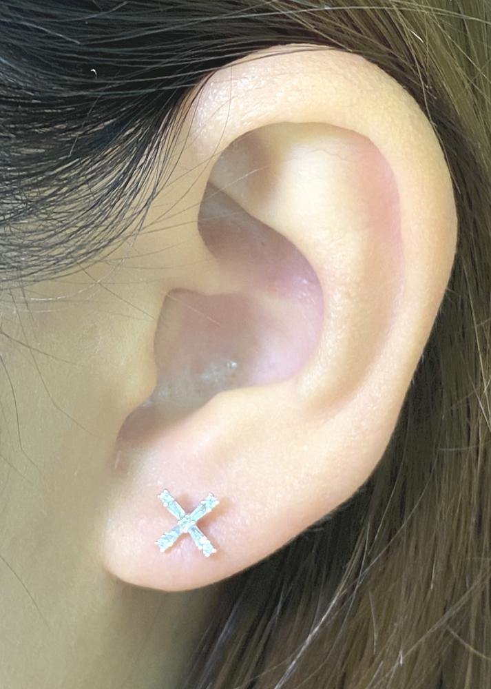 Diamond Earrings CE116W - Cometai