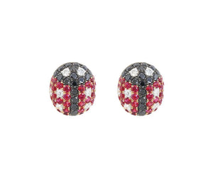 Diamond & Gemstone Earrings CE120R - Cometai