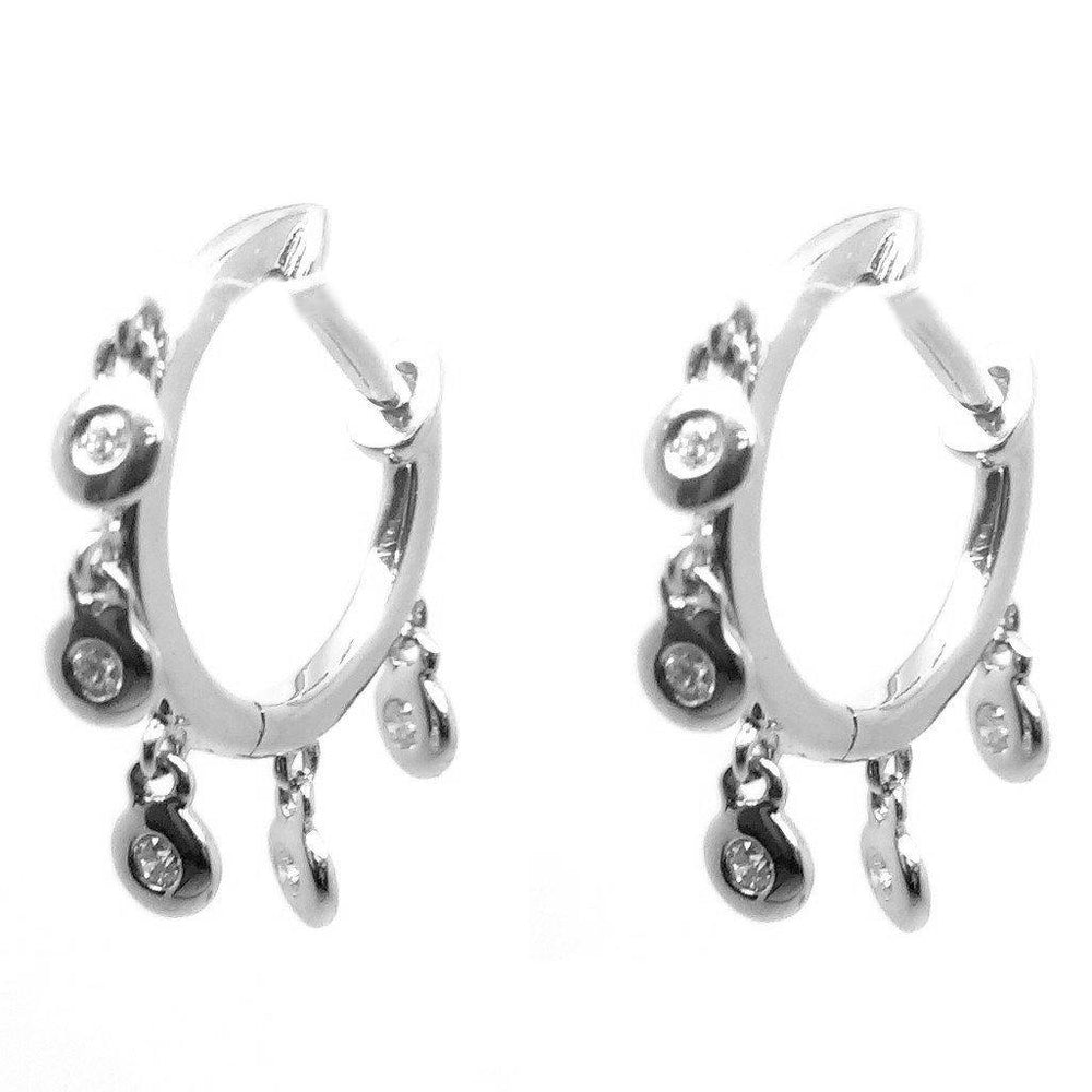 11mm Diamond Earrings CE128