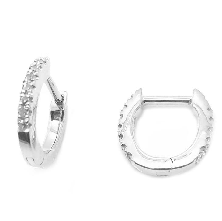 8.5mm Diamond Earrings CE130