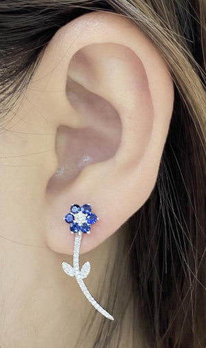 Sapphire Earring CE211-3W