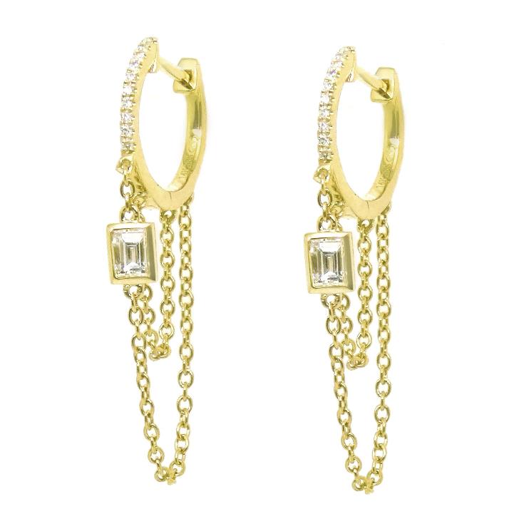 
                
                    Load image into Gallery viewer, 40mm Diamond Earrings CE216
                
            