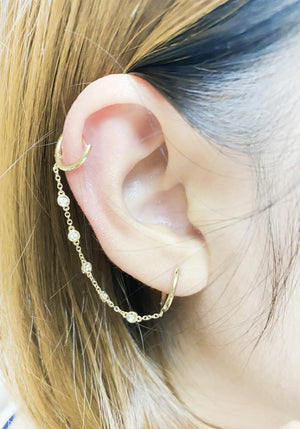 Diamond Earrings CE220 - Cometai