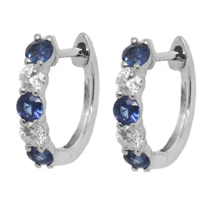13mm Diamond & Gemstone Earrings CE223-3W