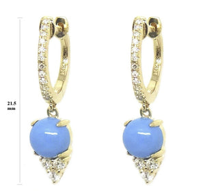 
                
                    Load image into Gallery viewer, Diamond &amp;amp; Gemstone Earrings CE251
                
            