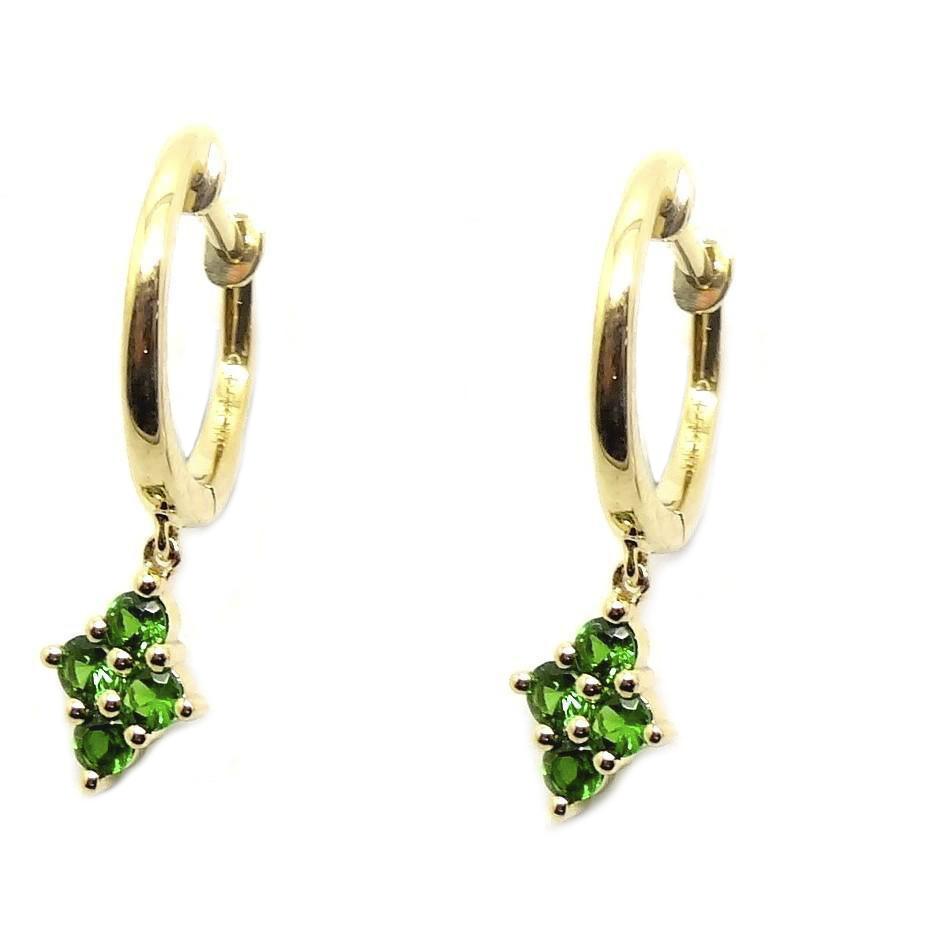 
                
                    Load image into Gallery viewer, 19mm Gemstone / Diamond Earrings CE39
                
            