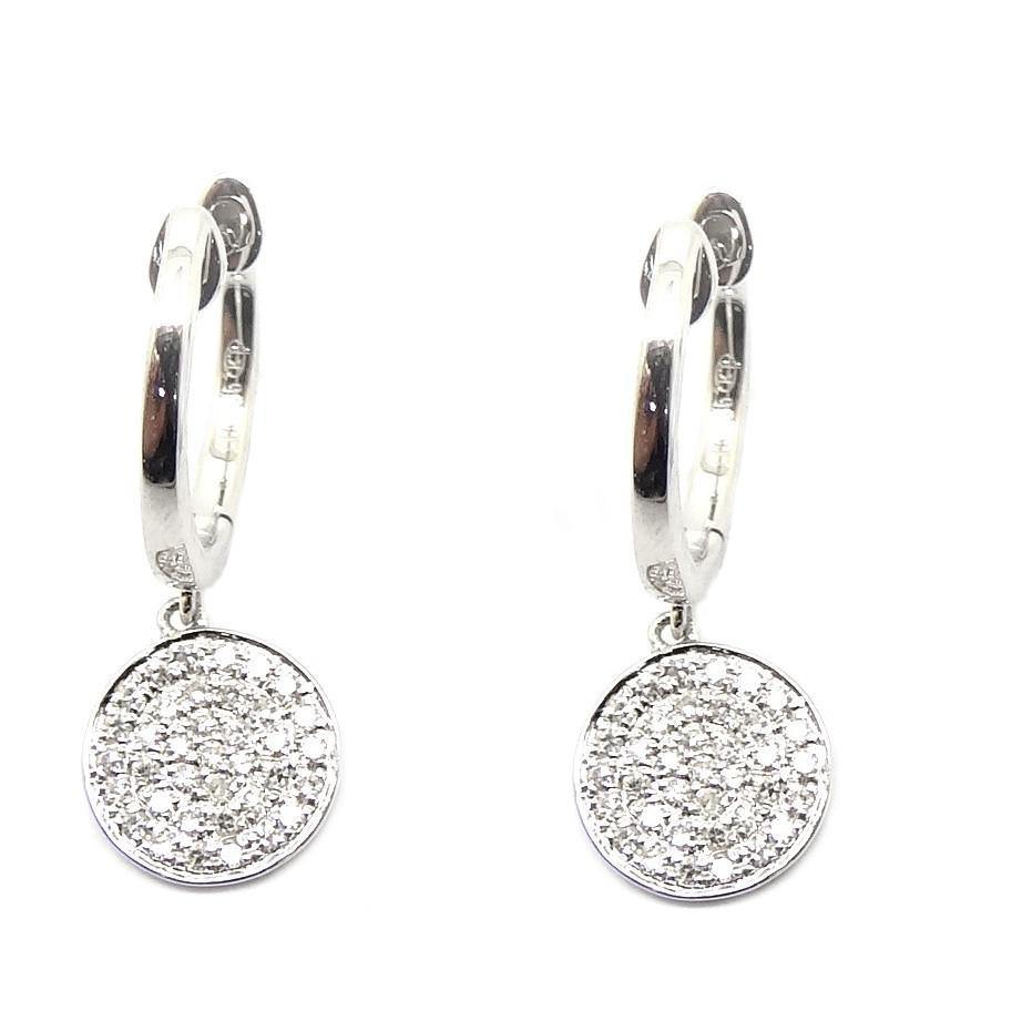 
                
                    Load image into Gallery viewer, Diamond Earrings CE43W - Cometai
                
            
