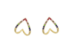 Diamond & Gemstone Earrings CE70Y - Cometai