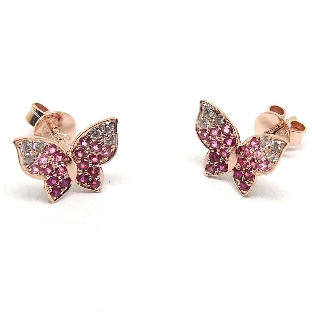 Ruby & Diamond Earrings CE75