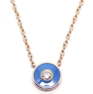 
                
                    Load image into Gallery viewer, Enamel Diamond Necklace CN17
                
            