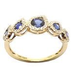 Sapphires & Diamond Ring CR107Y