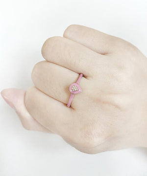 Enamel Diamond Ring CR183