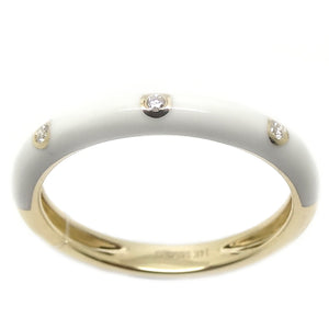 Enamel Diamond Ring CR191