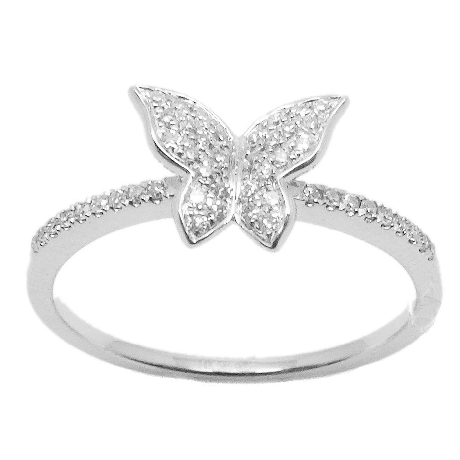 Diamond Butterfly Ring CR270