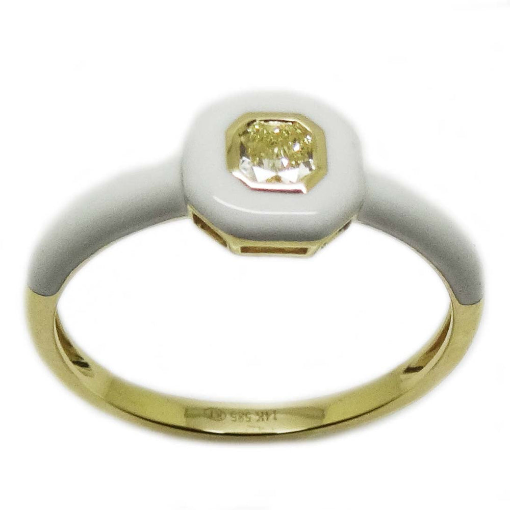 Enamel & Diamond Ring CR294