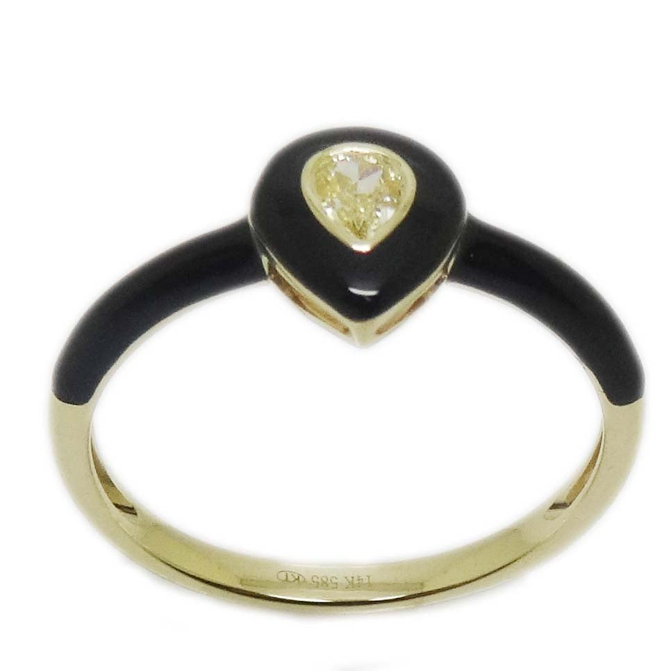 
                
                    Load image into Gallery viewer, Enamel &amp;amp; Diamond Ring CR296
                
            