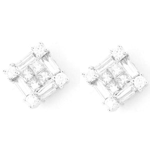 Diamond Earrings E12502
