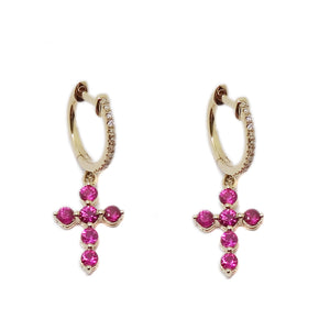 
                
                    Load image into Gallery viewer, Ruby Croww Earrings E13901
                
            