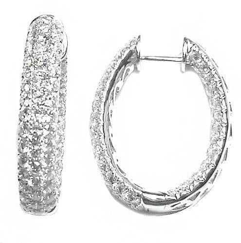 Diamond Earrings E23743 (23 x 29mm)