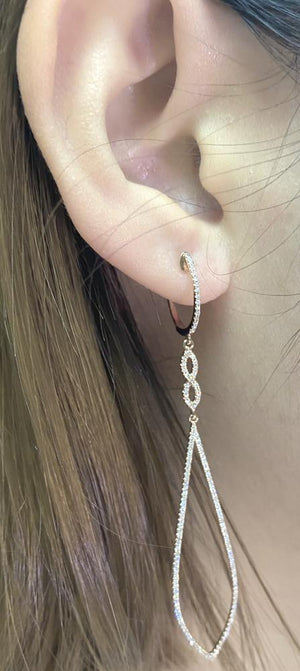 Diamond Earrings E33934 - Cometai