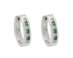 
                
                    Load image into Gallery viewer, Diamond &amp;amp; Gemstone Earrings E37030
                
            