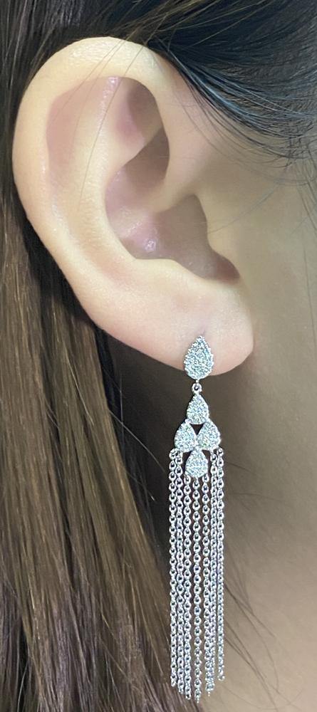
                
                    Load image into Gallery viewer, Diamond Earrings E37708 - Cometai
                
            