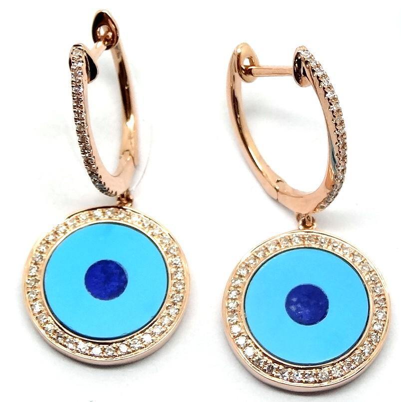 
                
                    Load image into Gallery viewer, Gemstone &amp;amp; Diamond Earring E37927 - Cometai
                
            